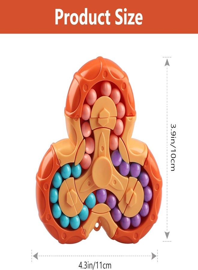 Kiditos Magic Bean Rotating Cube - Double-Sided Finger Puzzle Toy, 3D IQ Game, Decompression Toy for Kids & Adults | Educational Gift for Focus & Stress Relief - Image 2